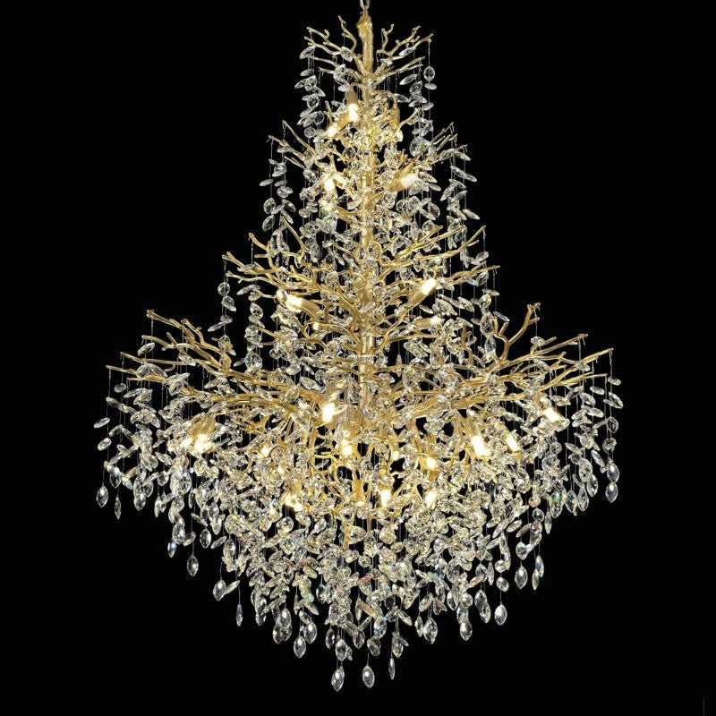 Modern Crystal Tree Branch Chandelier