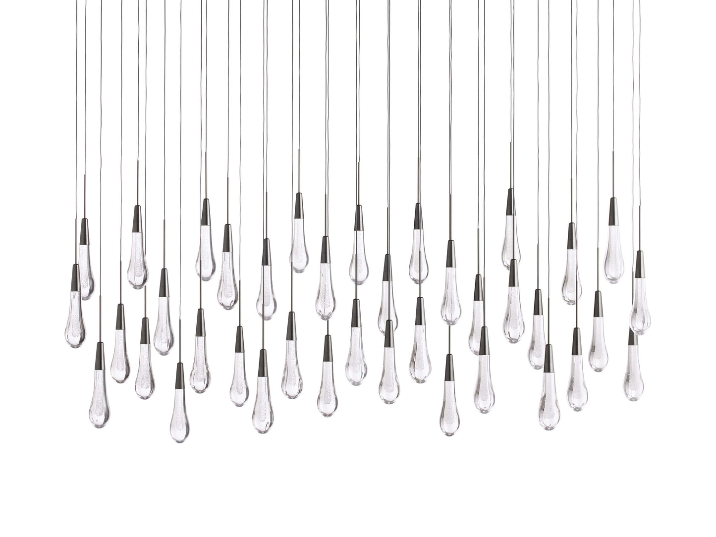 New Raindrop Linear Chandelier 70W", Soltaire Linear Chandelier
