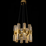 Olivia 3-Tier 32" Round Crystal Led Chandelier