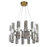 Olivia 1-Tier Round Crystal Led Chandelier