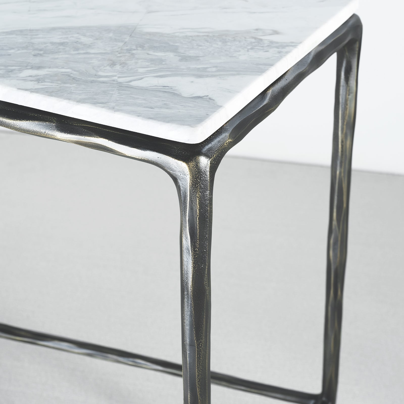 Thaddeus Rectangle Marble Console Table