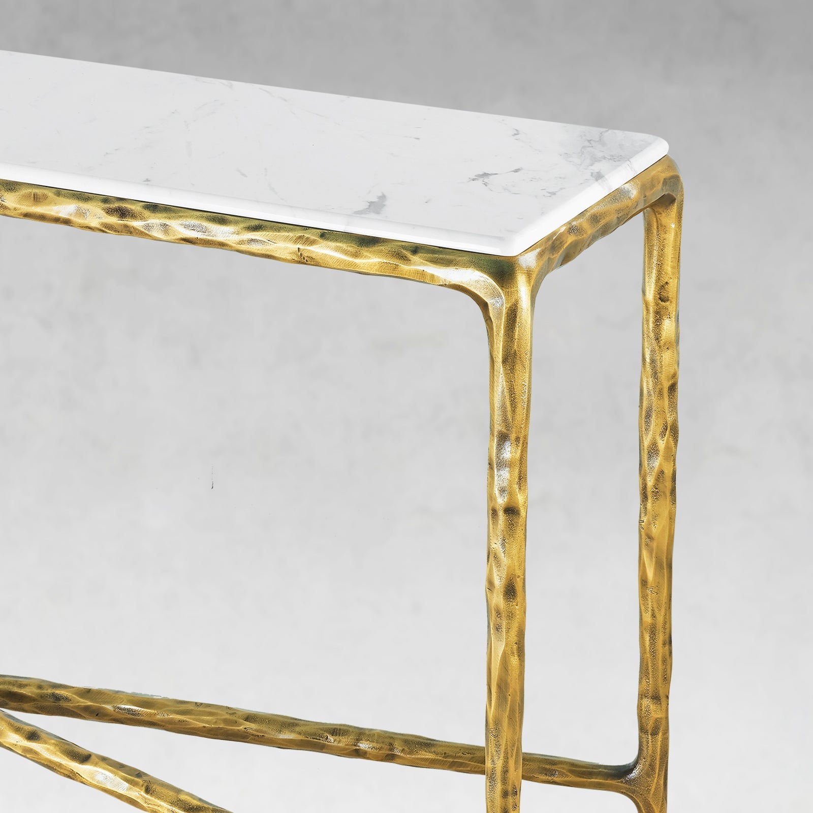 Thaddeus Rectangle Marble Console Table