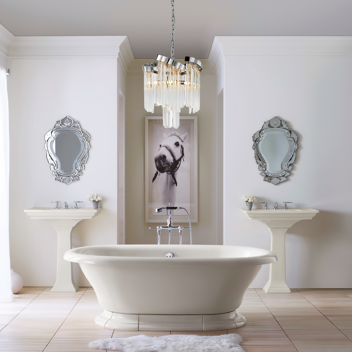 Garett Flow Crystal Chandelier