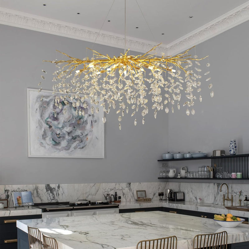 Load image into Gallery viewer, Ice Eyes Tree Branch Chandelier for All rooms 47&quot;
