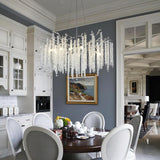 Silver Snow Tree Branches Chandelier for All Rooms 30''