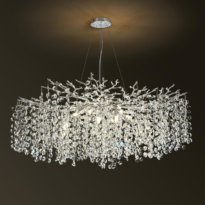 Load image into Gallery viewer, Snow Tree Branch Crystal Chandelier for All Rooms 30&quot; 40&quot; 55&quot;
