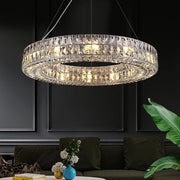 K9 Crystal Round/Rectangular Chandelier 32" 61"