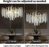 Snow Tree Branch Crystal Gold Chandeliers for All Rooms 30''
