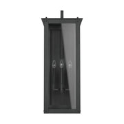 Rectangular Box 36"H 4-Light Lantern Wall Sconce Outdoor