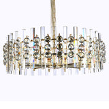 Ariel Gem Round Crystal Chandelier