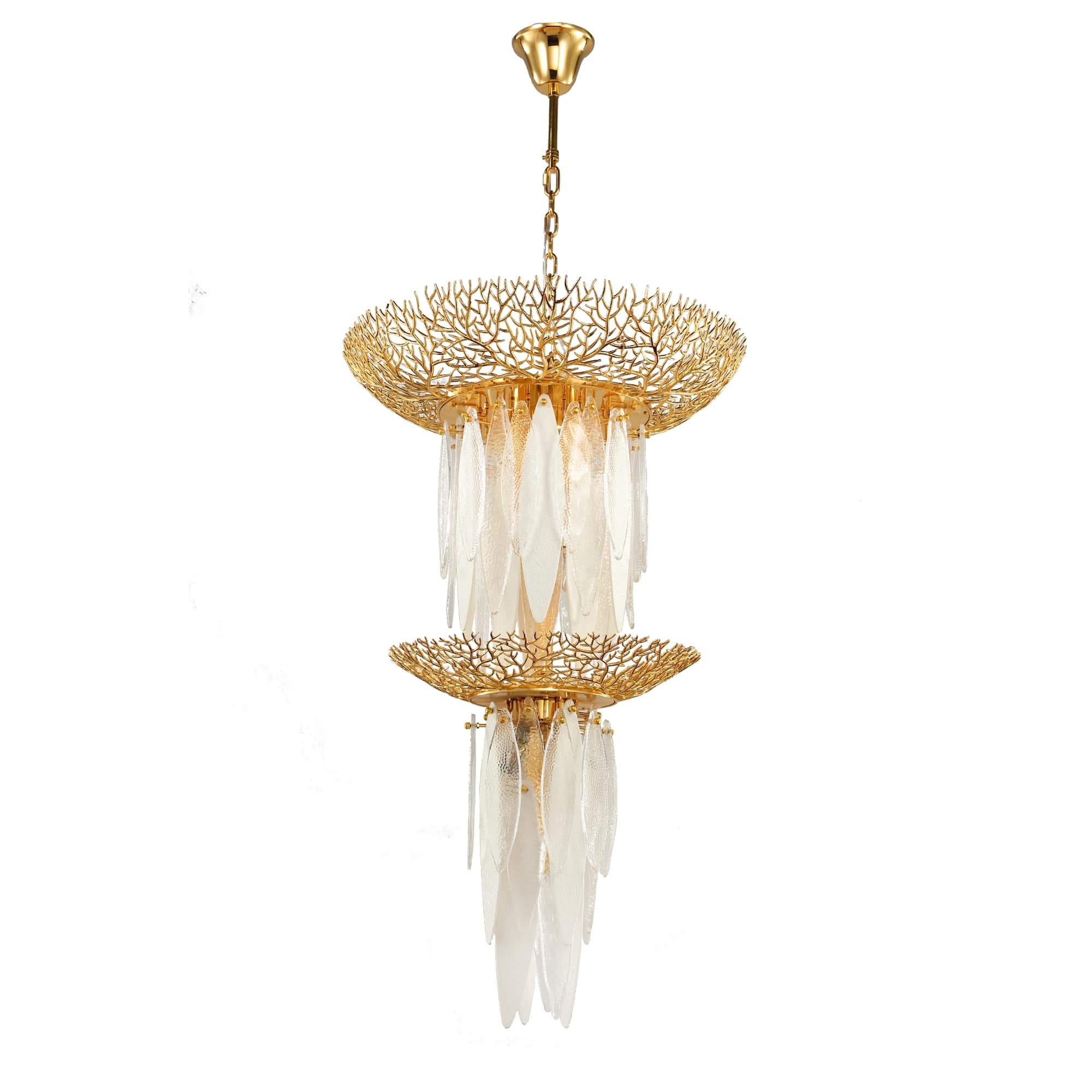 Natalie Branching Murano Glass Chandelier