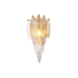 Alba  Tiered Oval Glass Sconce