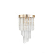 Twin Palms Crystal Sconce