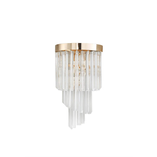 Twin Palms Crystal Sconce