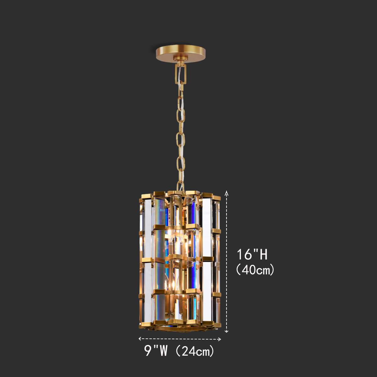 Teague Cylindrical Pendant