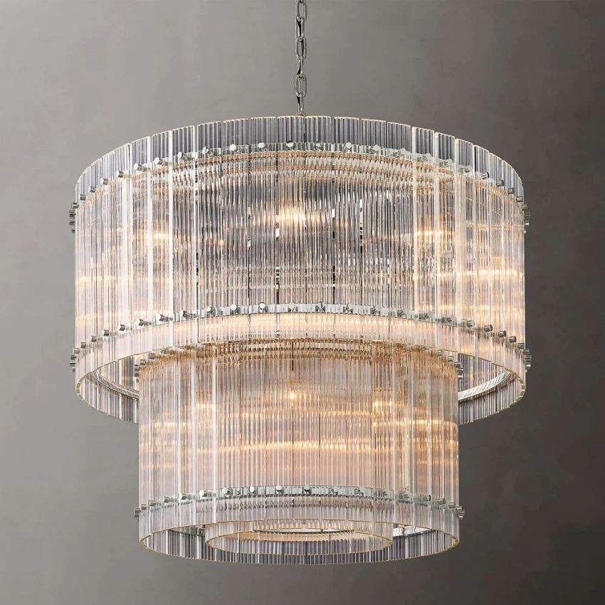 Sofil 2-Tier Round Chandelier 37"