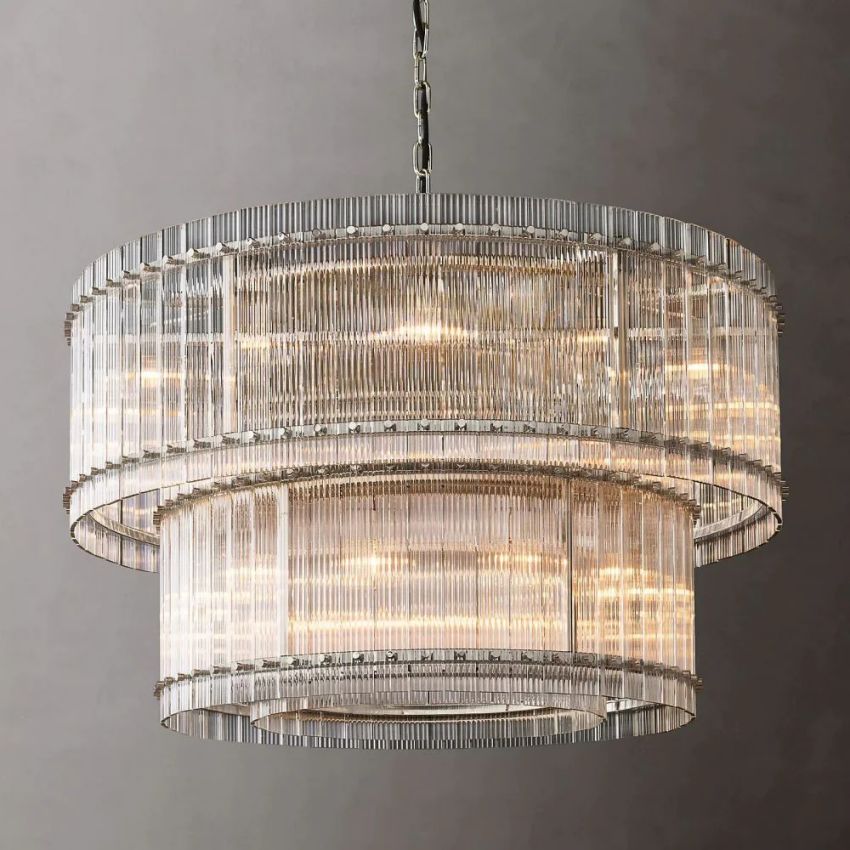 Sofil 2-Tier Round Chandelier 48"