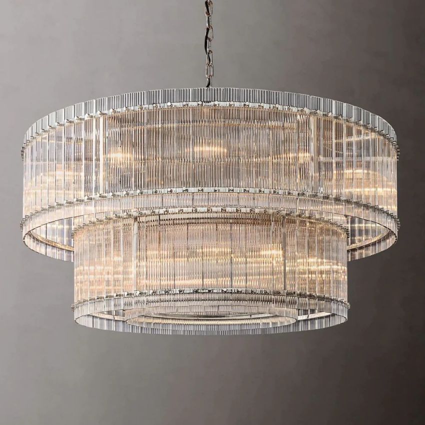 Sofil 2-Tier Round Chandelier 60"