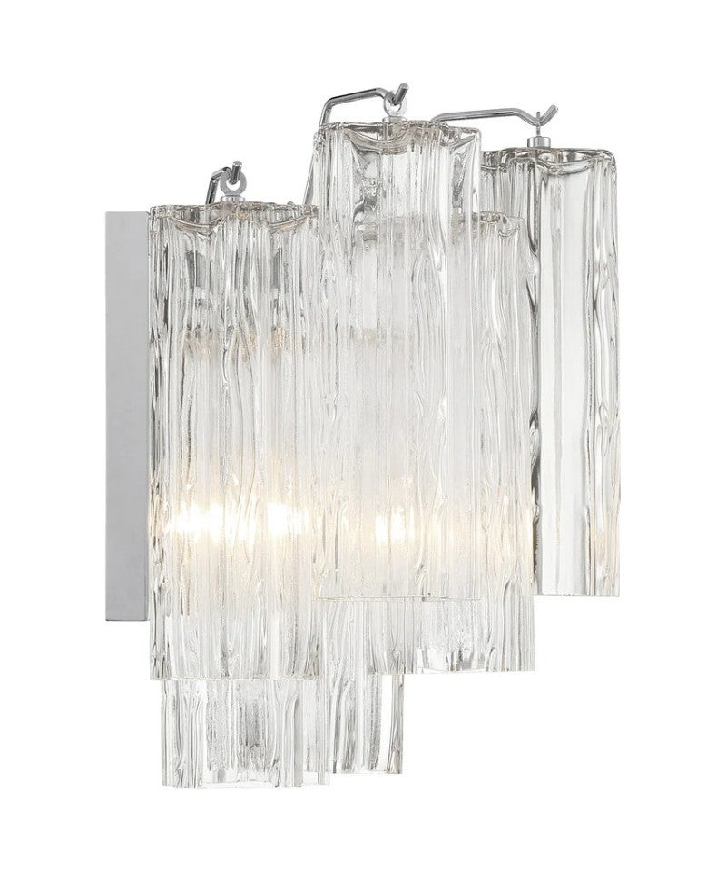 Addis 2-Light Sconce,Crystorama Lighting,Bath Wall Sconce