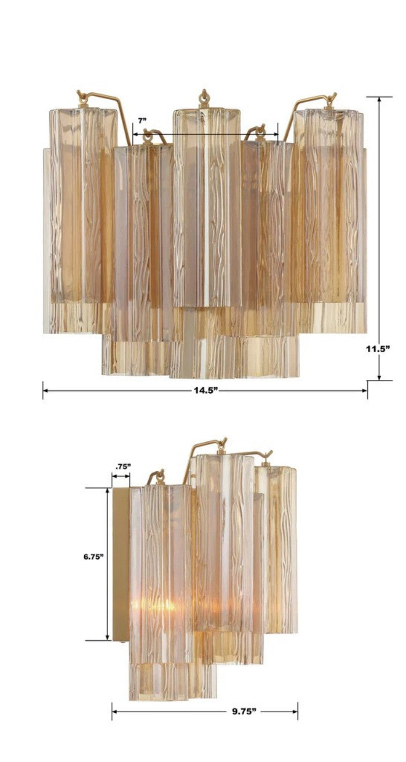 Addis 2-Light Sconce,Crystorama Lighting,Bath Wall Sconce