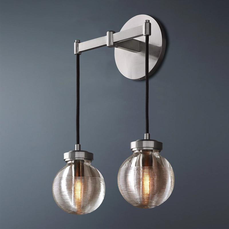 Aileen Pearl Ball 2-Light Wall Sconce