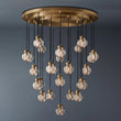 Aileen Pearl Ball Round Chandelier 38"