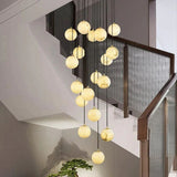 Share Alabaster Global Wavy Chandelier