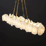 Share Alabaster Linear Chandelier (Chain)