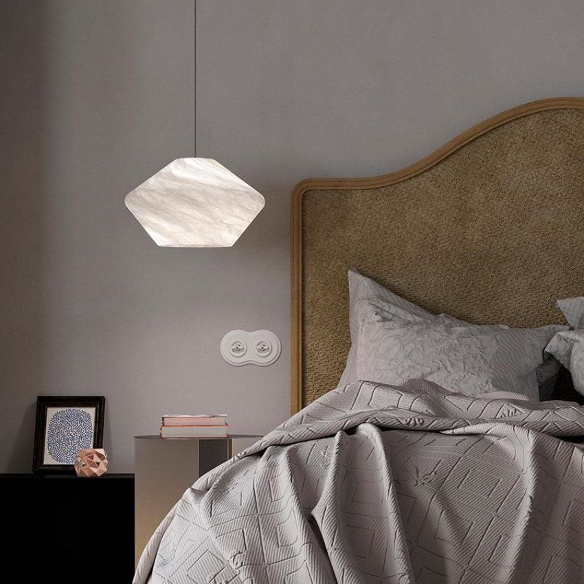 Alabaster Bedside Pendant Light