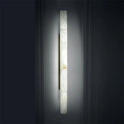 Alabaster Round Tube Wall Sconce