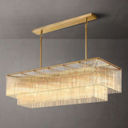 Amanda Rectangular Chandelier 72"