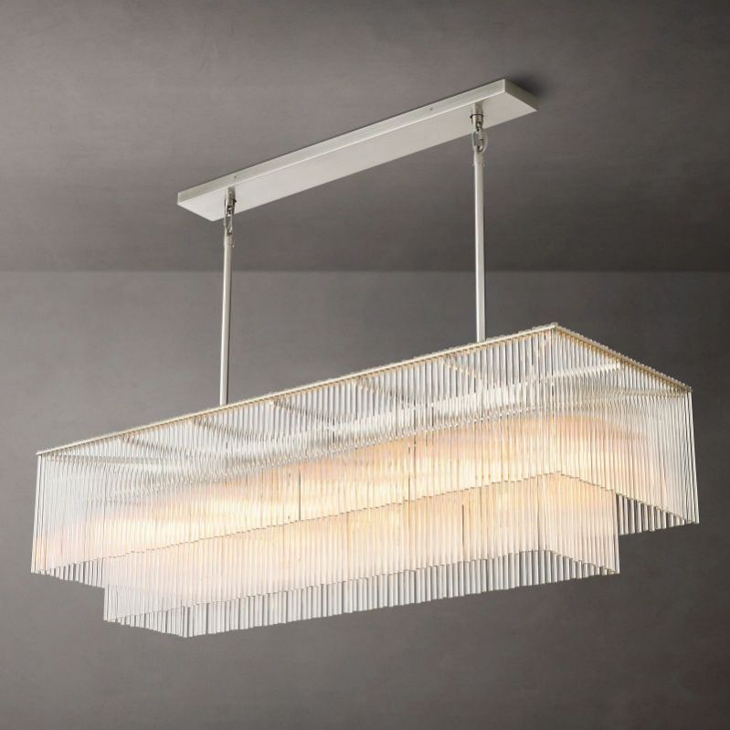 Amanda Rectangular Chandelier 72"