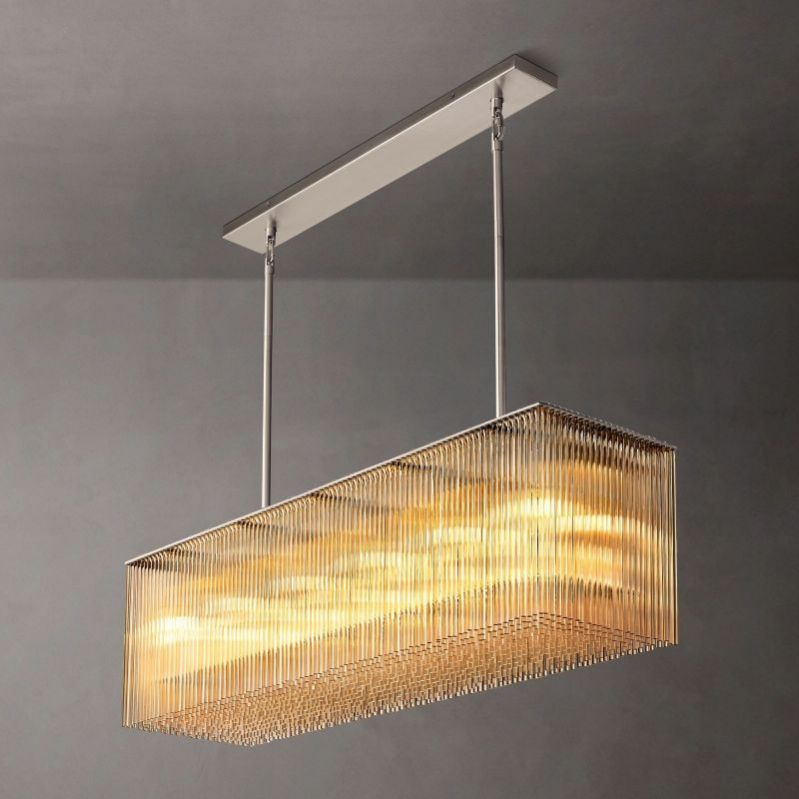 Amanda Rectangular Chandelier 54"