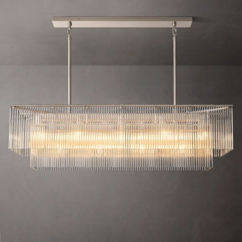 Amanda Rectangular Chandelier 72"