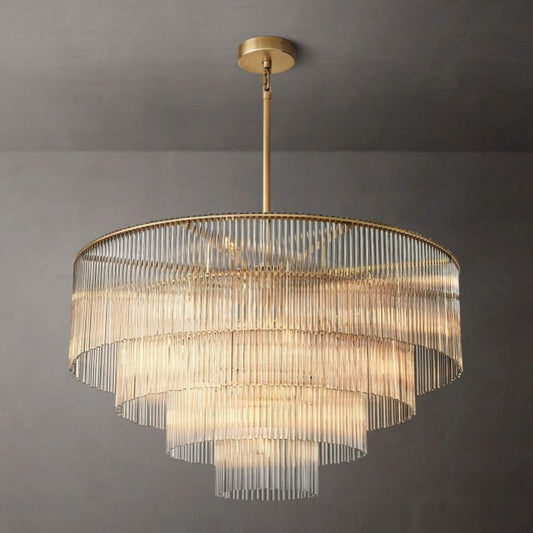 Amanda Multi-Layer Luxury Round Chandelier 36"