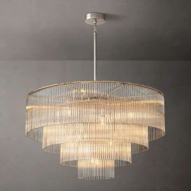 Amanda Multi-Layer Luxury Round Chandelier 36"