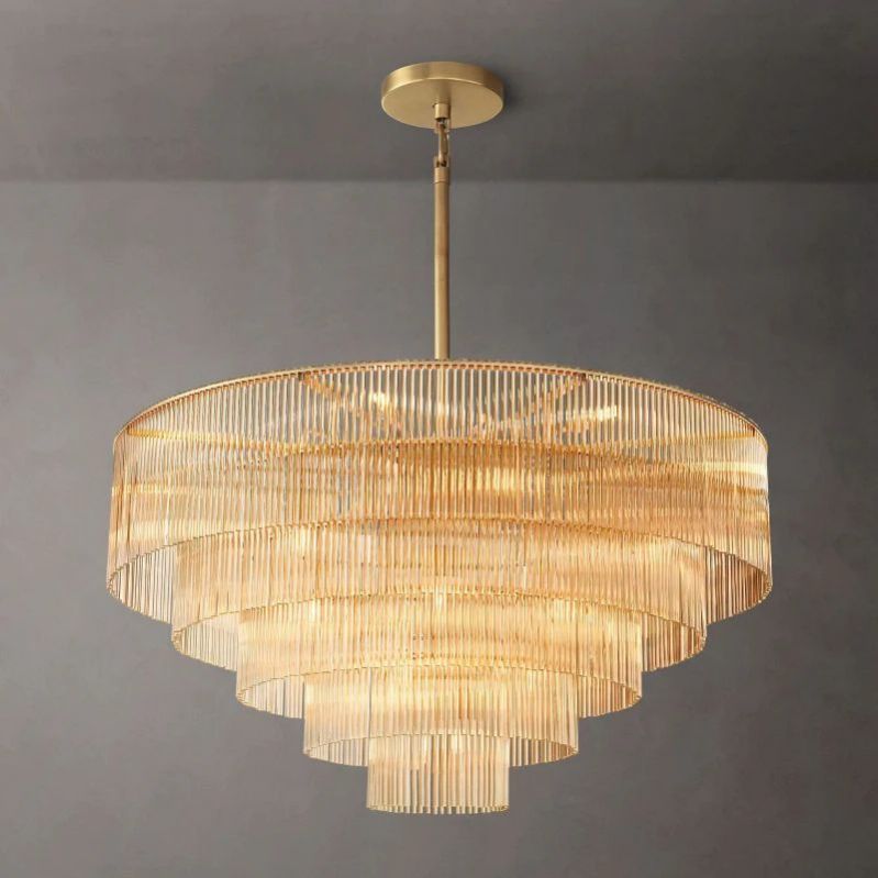 Amanda Multi-Layer Luxury Round Chandelier 48"