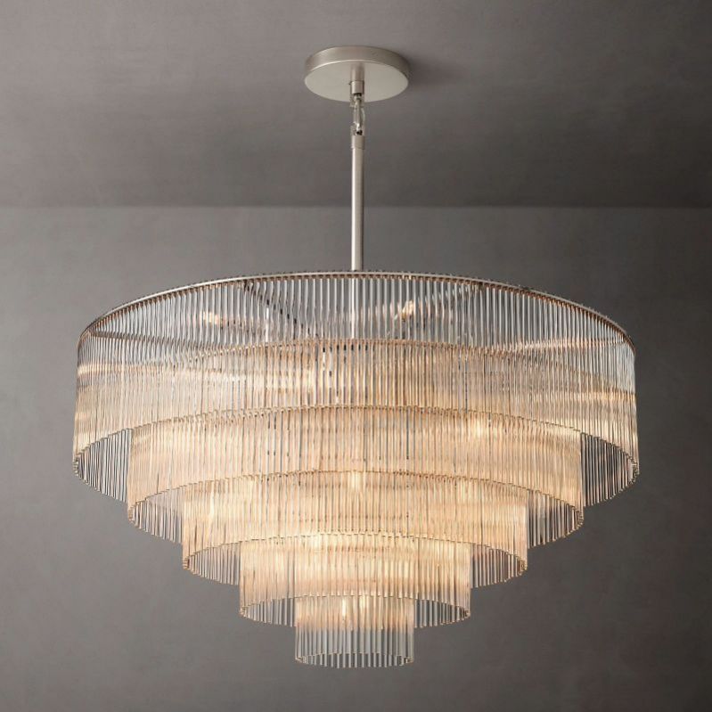 Amanda Multi-Layer Luxury Round Chandelier 48"