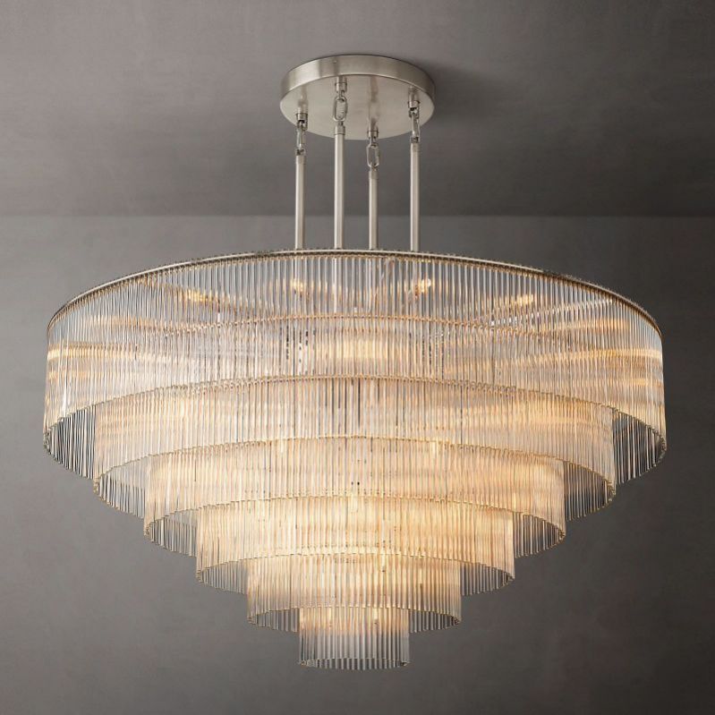 Amanda Multi-Layer Luxury Round Chandelier 60"