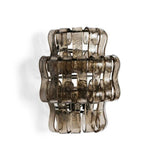 Amory Clear/ Somke Glass Wall Sconce 12"