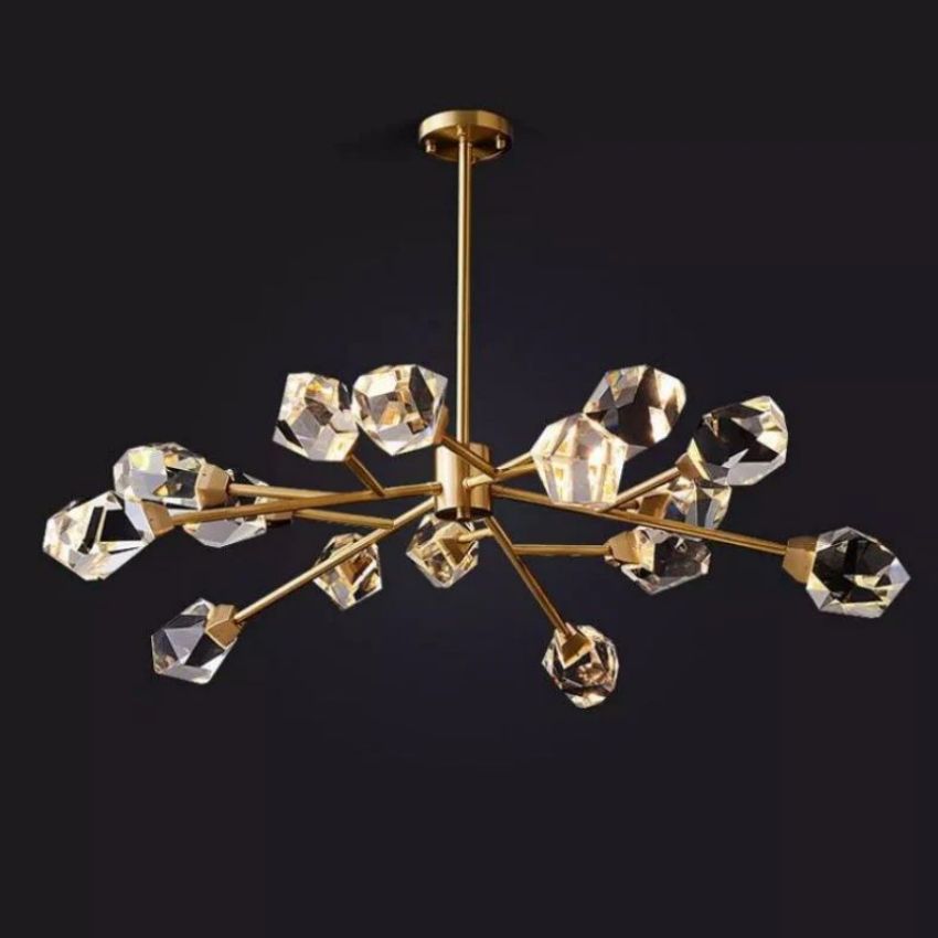 Angel Faceted Oval Chandelier(9/12/15 Lights)