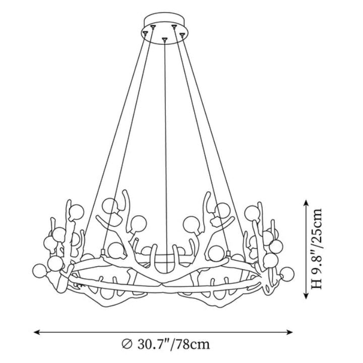 Antler Shape Chandelier