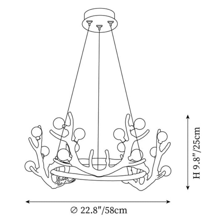 Antler Shape Chandelier