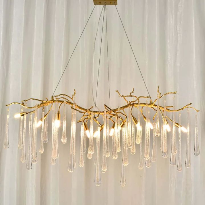 Aqua Makrama Chandeliers