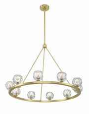 Aragon 10 Light Chandelier Galss