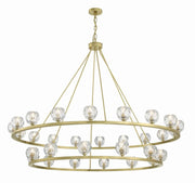 Aragon 30 Light Chandelier Glass