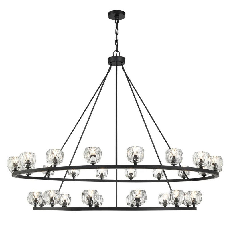 Aragon 30 Light Chandelier Glass