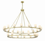 Aragon 30 Light Chandelier Alabaster