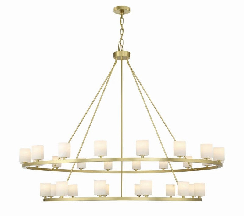 Aragon 30 Light Chandelier Alabaster