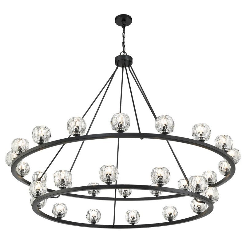 Aragon 30 Light Chandelier Glass